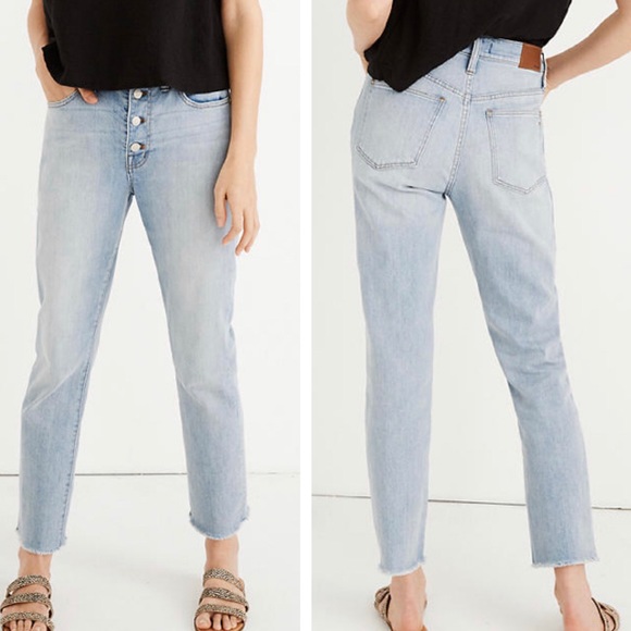 Madewell Denim - MADEWELL NWT HIGH RISE SLIM BOYJEAN FITZGERALD 30